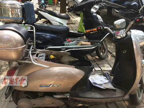 5月6日焦點圖 桂林查處近19噸'腳臭鹽'與電動助力車蓄電池安全問題引關注